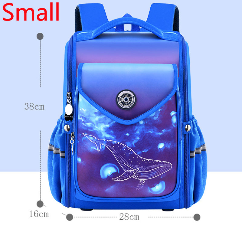 Children's Waterproof And Burden-relieving Care Spine Large-capacity Bag