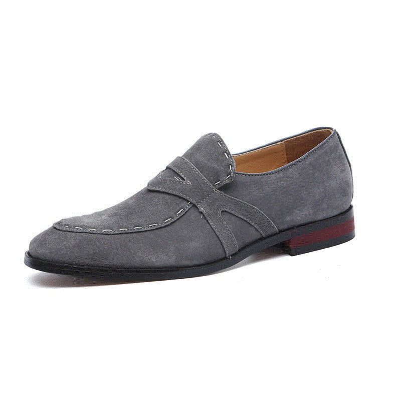 Men's Trendy Fashion Slip-on Matte Leather Tods