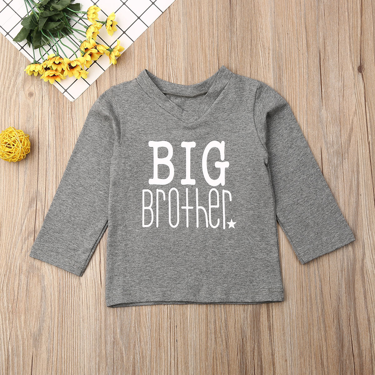 Letter Long-sleeved T-shirt Male Baby Jumpsuit