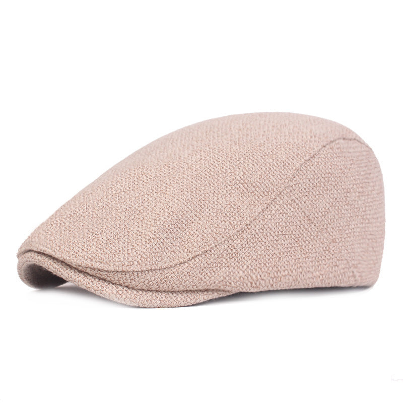 Outdoor Tourism Monochrome Cotton And Linen Berets - 4KsApparels