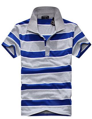 Stripe Men Polo Shirt - 4KsApparels