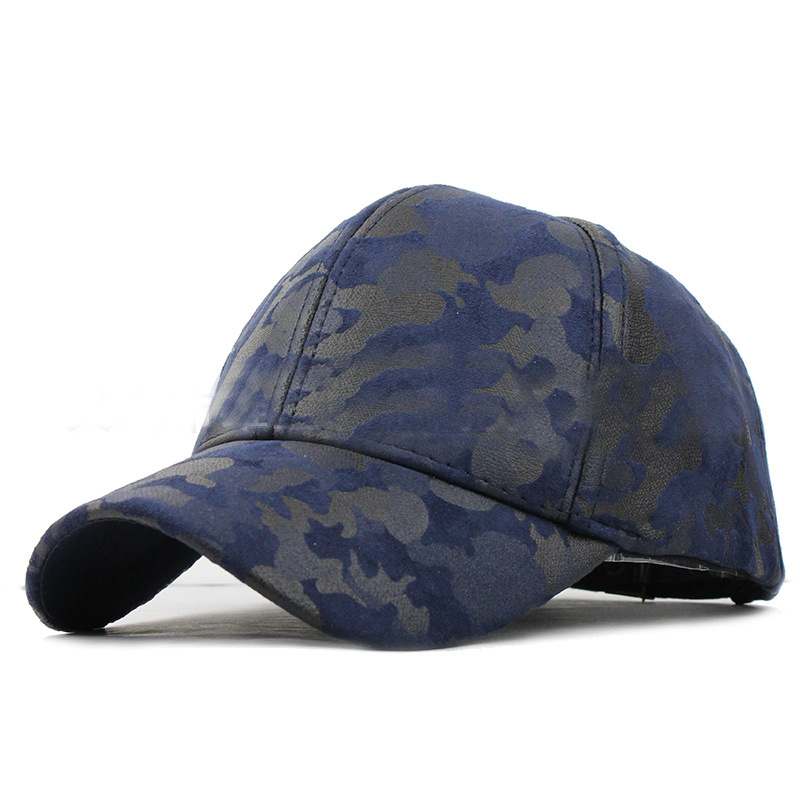 Camouflage suede baseball cap - 4KsApparels