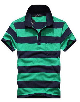 Stripe Men Polo Shirt - 4KsApparels