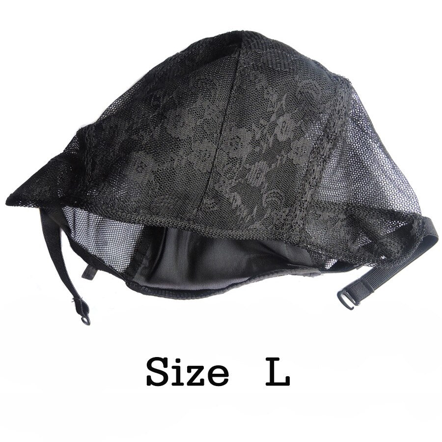 Alileader Adjustable Wig Caps Small/Large/Extra Large Base Cap Black Weaving Wig Tools Lace Wig Caps Weave Cap For Making a Wig - 4KsApparels