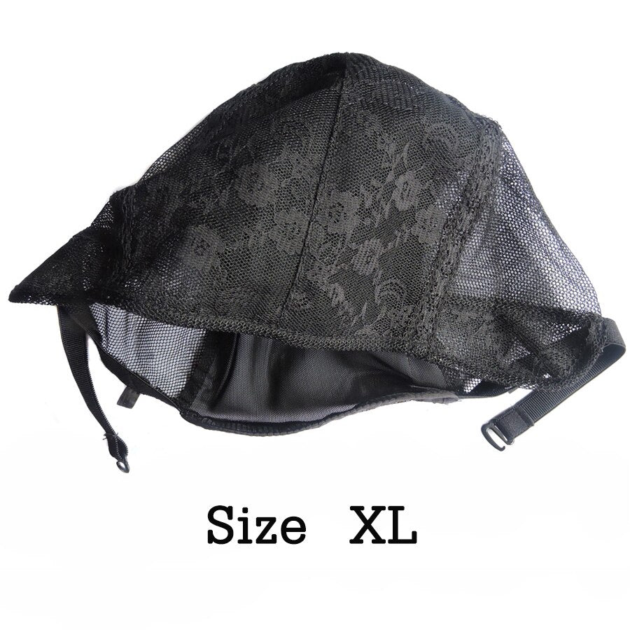 Alileader Adjustable Wig Caps Small/Large/Extra Large Base Cap Black Weaving Wig Tools Lace Wig Caps Weave Cap For Making a Wig - 4KsApparels