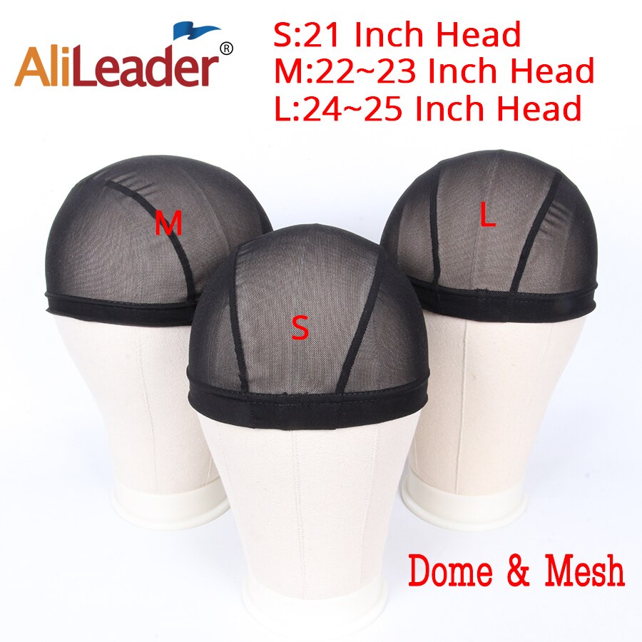 Alileader Adjustable Wig Caps Small/Large/Extra Large Base Cap Black Weaving Wig Tools Lace Wig Caps Weave Cap For Making a Wig - 4KsApparels