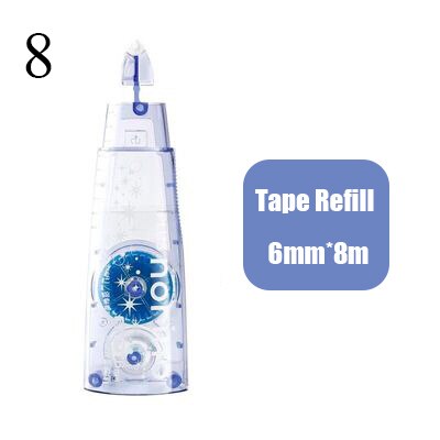 6mm*8m Cute Transparent Dot Glue Tape Decorative Double Sided Tape For Kids Scrapbooking Photo Albums School Office Supplies - 4KsApparels