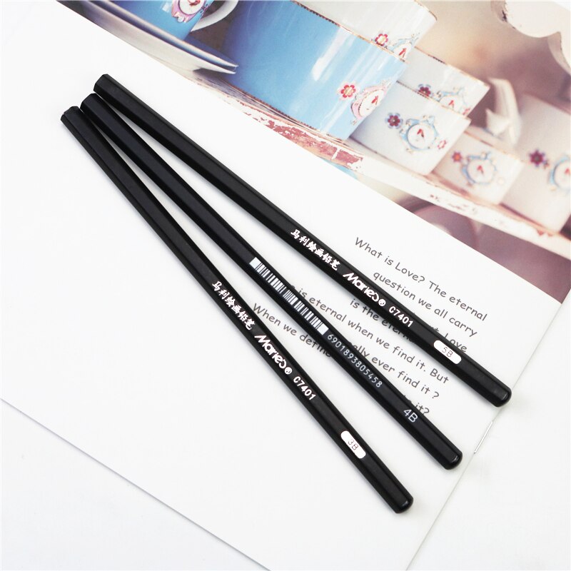 5B 4B 3B Drawing sketch pencil high quality is not easy to break  School art professional practice test pencil - 4KsApparels
