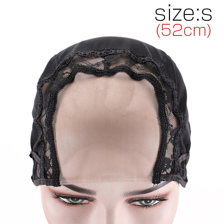 Alileader Adjustable Wig Caps Small/Large/Extra Large Base Cap Black Weaving Wig Tools Lace Wig Caps Weave Cap For Making a Wig - 4KsApparels