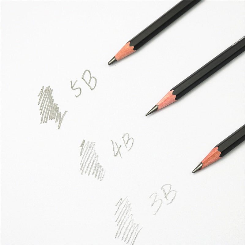 5B 4B 3B Drawing sketch pencil high quality is not easy to break  School art professional practice test pencil - 4KsApparels