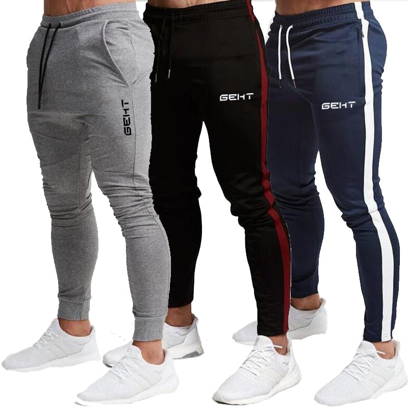 2019 Casual Skinny Pants Mens Joggers Sweatpants  Fitness Workout Brand Track pants New Autumn Male Fashion  Trousers - 4KsApparels