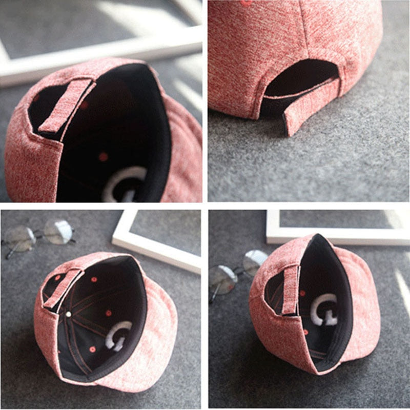 Baby Boy Hat Letter Kids Baseball Cap Cotton Adjustable Sun Hats Girls Peaked Caps Summer Winter - 4KsApparels