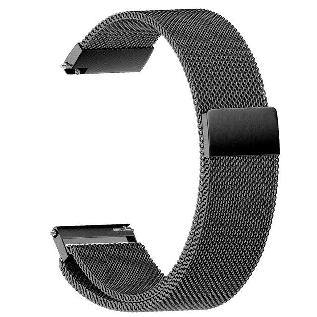 18mm 20mm 22mm Universal Milanes loop strap watchbands Smart Watch Metal Strap Stainless Steel watch Band men & women watches - 4KsApparels