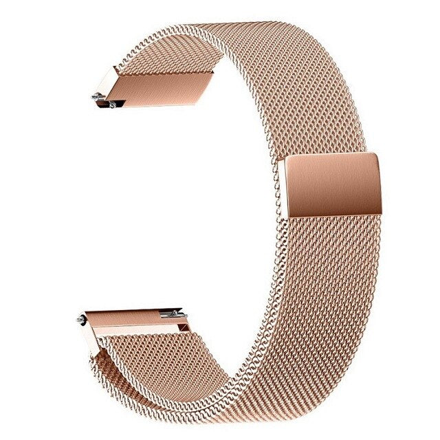 18mm 20mm 22mm Universal Milanes loop strap watchbands Smart Watch Metal Strap Stainless Steel watch Band men & women watches - 4KsApparels