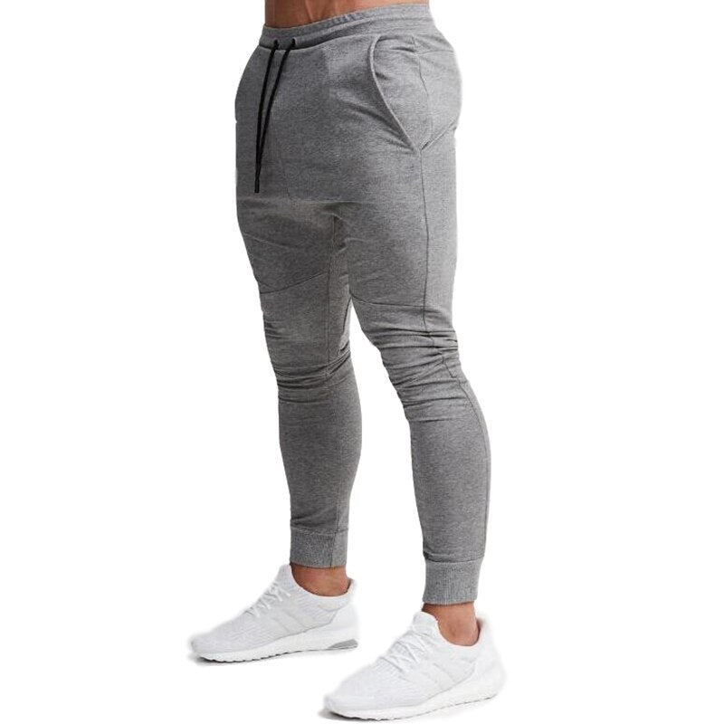 2019 Casual Skinny Pants Mens Joggers Sweatpants  Fitness Workout Brand Track pants New Autumn Male Fashion  Trousers - 4KsApparels