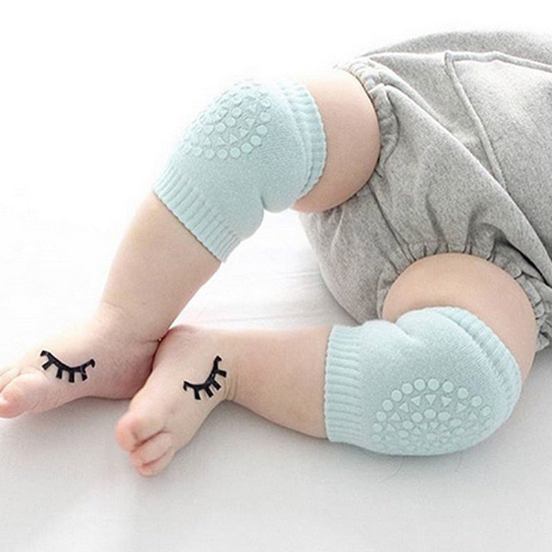 1 Pair baby knee pad kids safety crawling elbow cushion infant toddlers baby leg warmer knee support protector baby kneecap - 4KsApparels