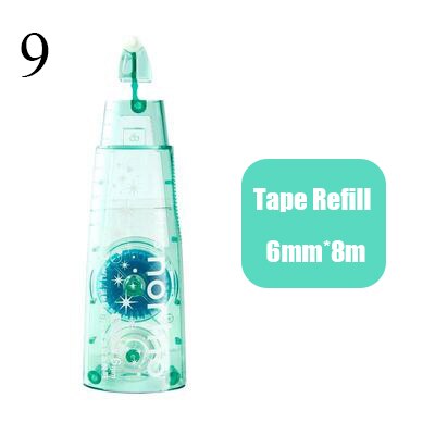 6mm*8m Cute Transparent Dot Glue Tape Decorative Double Sided Tape For Kids Scrapbooking Photo Albums School Office Supplies - 4KsApparels