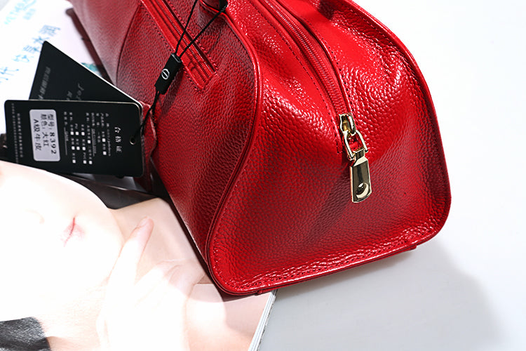 New Ladies Fashion Simple Leather Versatile Handbag