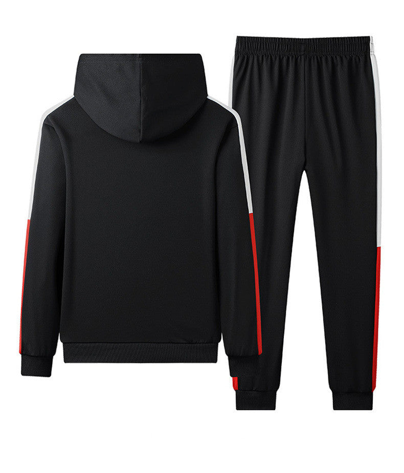 Hooded Trousers Casual Fashion Trendy Men's Suit