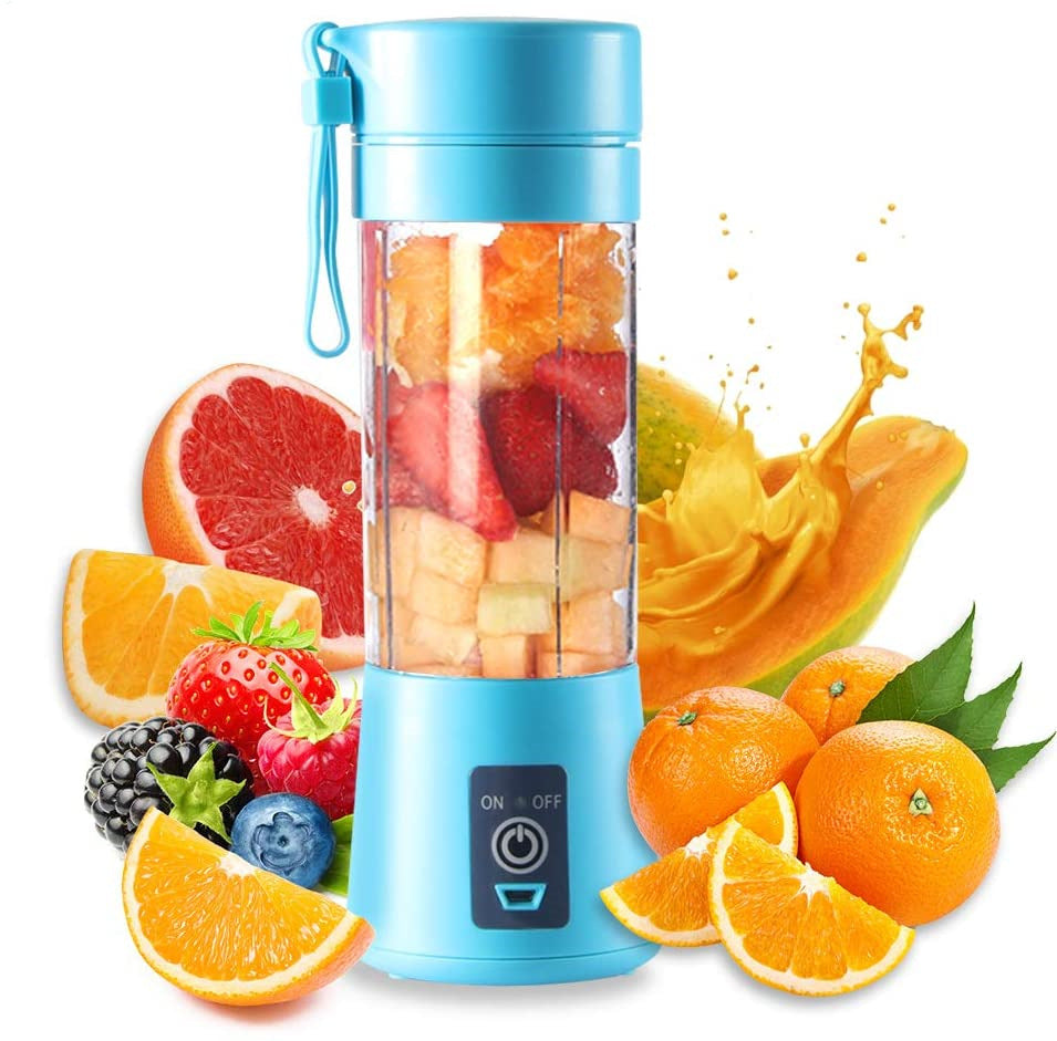 Portable Blender With USB Rechargeable Mini Kitchen Fruit Juice Mixer Home Simple Portable Electric Mini Juicer